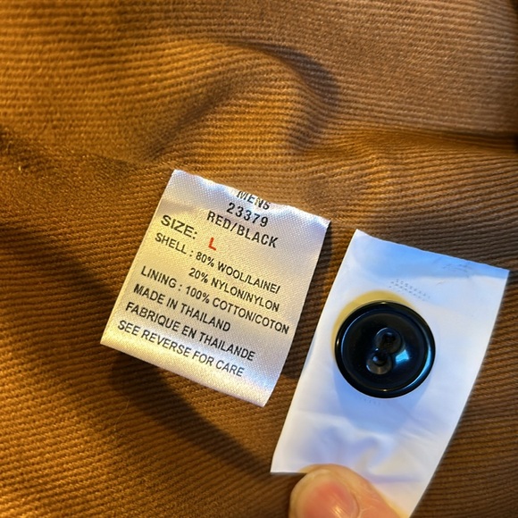 NWT WOOLRICH red black plaid jacket mens - Picture 10 of 10